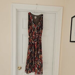 Anne Klein Vibrant Sleeveless Midi Dress